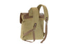 R&R Collections 4-413-2Z Genuine Leather/Canvas Laptop Backpack